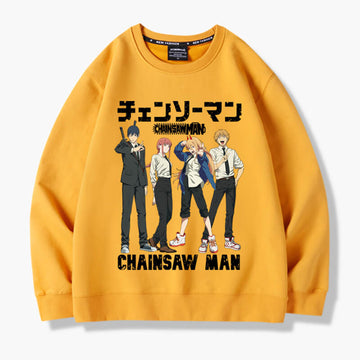 Chainsaw Man Anime Devil Hunters Squad Sweatshirt Chainsaw Man Anime Devil Hunters Squad Sweatshirt