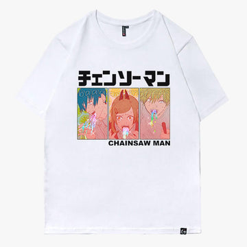 Chainsaw Man Barf Manga T-Shirt
