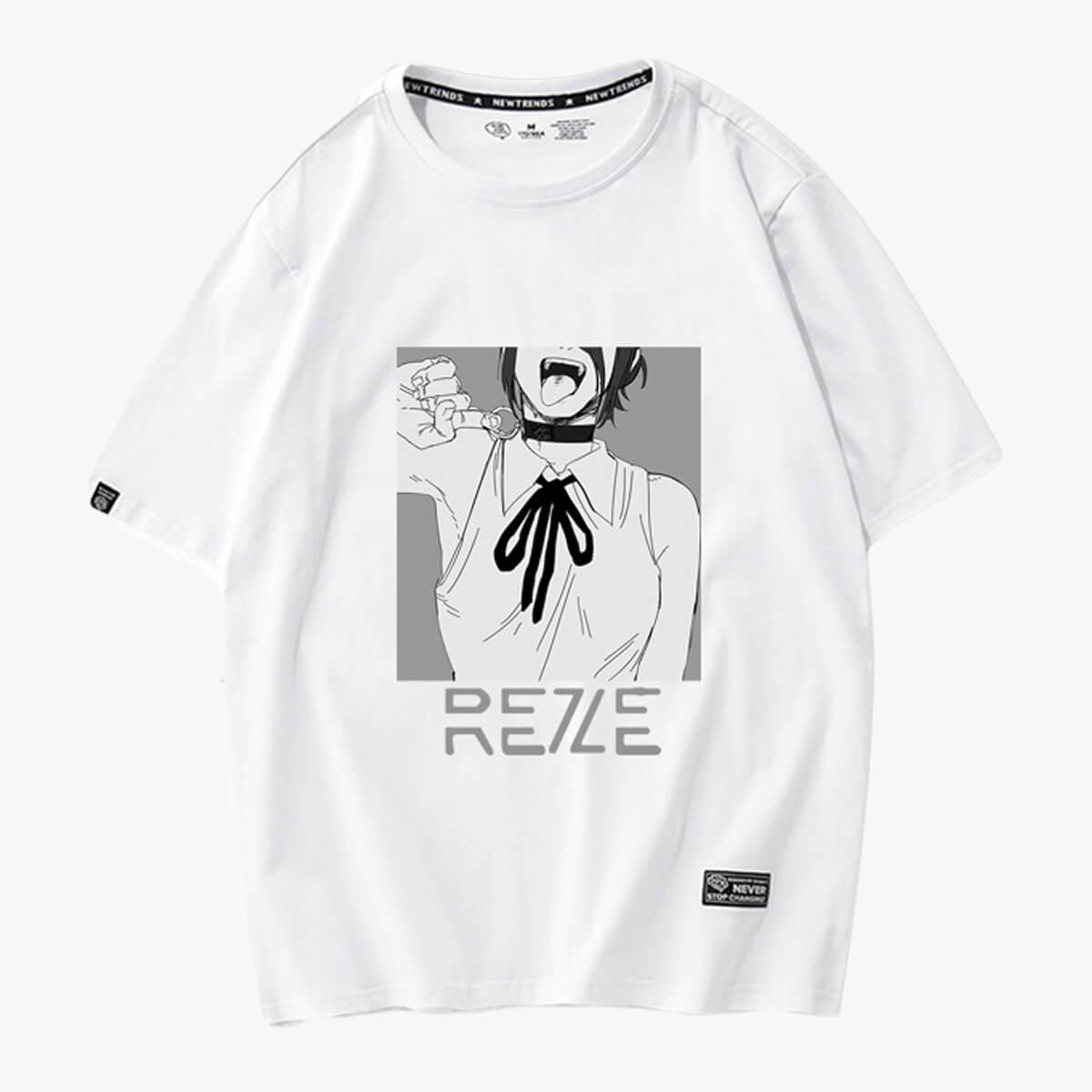 Chainsaw Man Choker Reze Aesthetic T-Shirt - Aesthetic Clothes Shop Chainsaw Man Choker Reze Aesthetic T-Shirt - Aesthetic Clothes Shop
