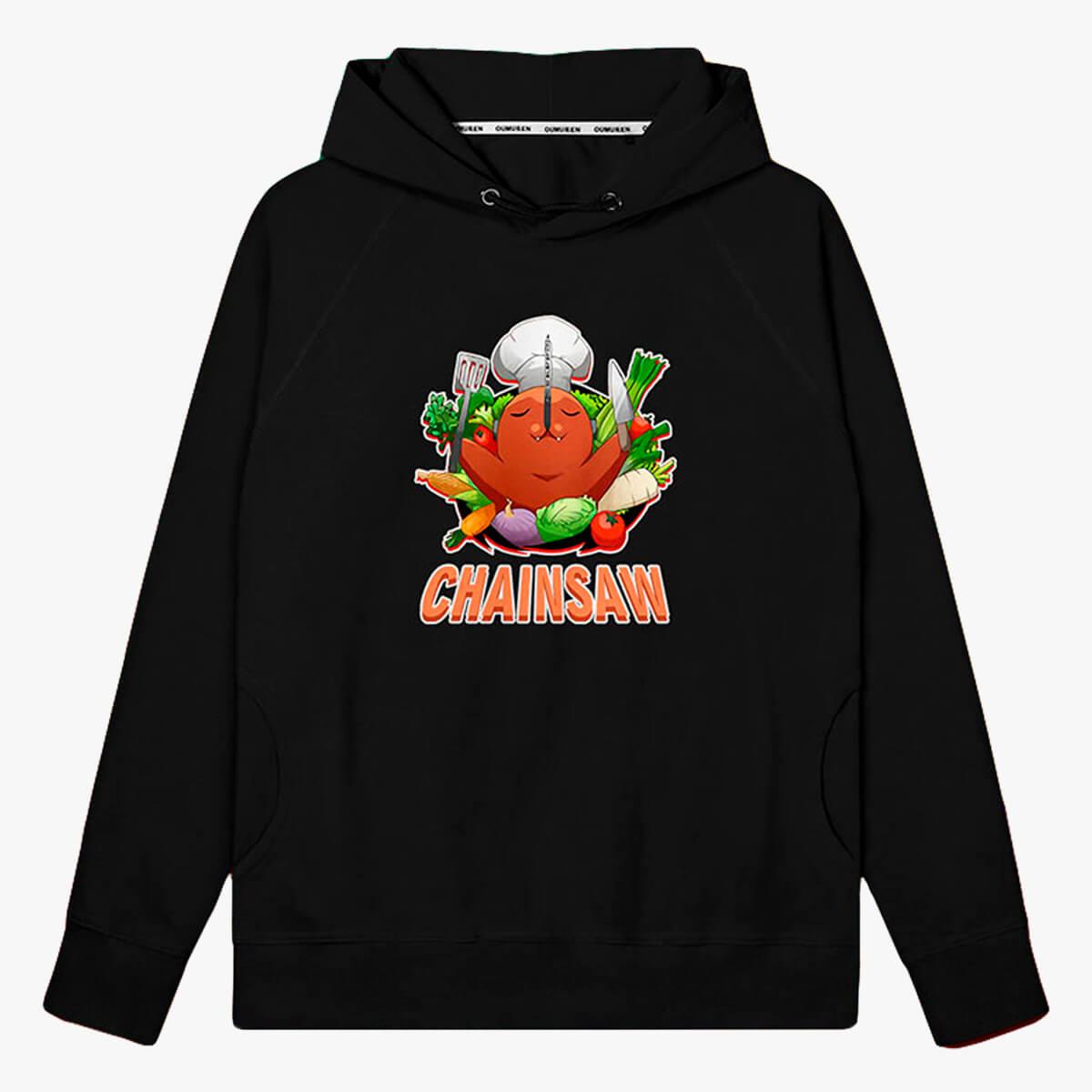 Chainsaw Man Cooking Pochita Hoodie - Aesthetic Clothes Shop Chainsaw Man Cooking Pochita Hoodie - Aesthetic Clothes Shop