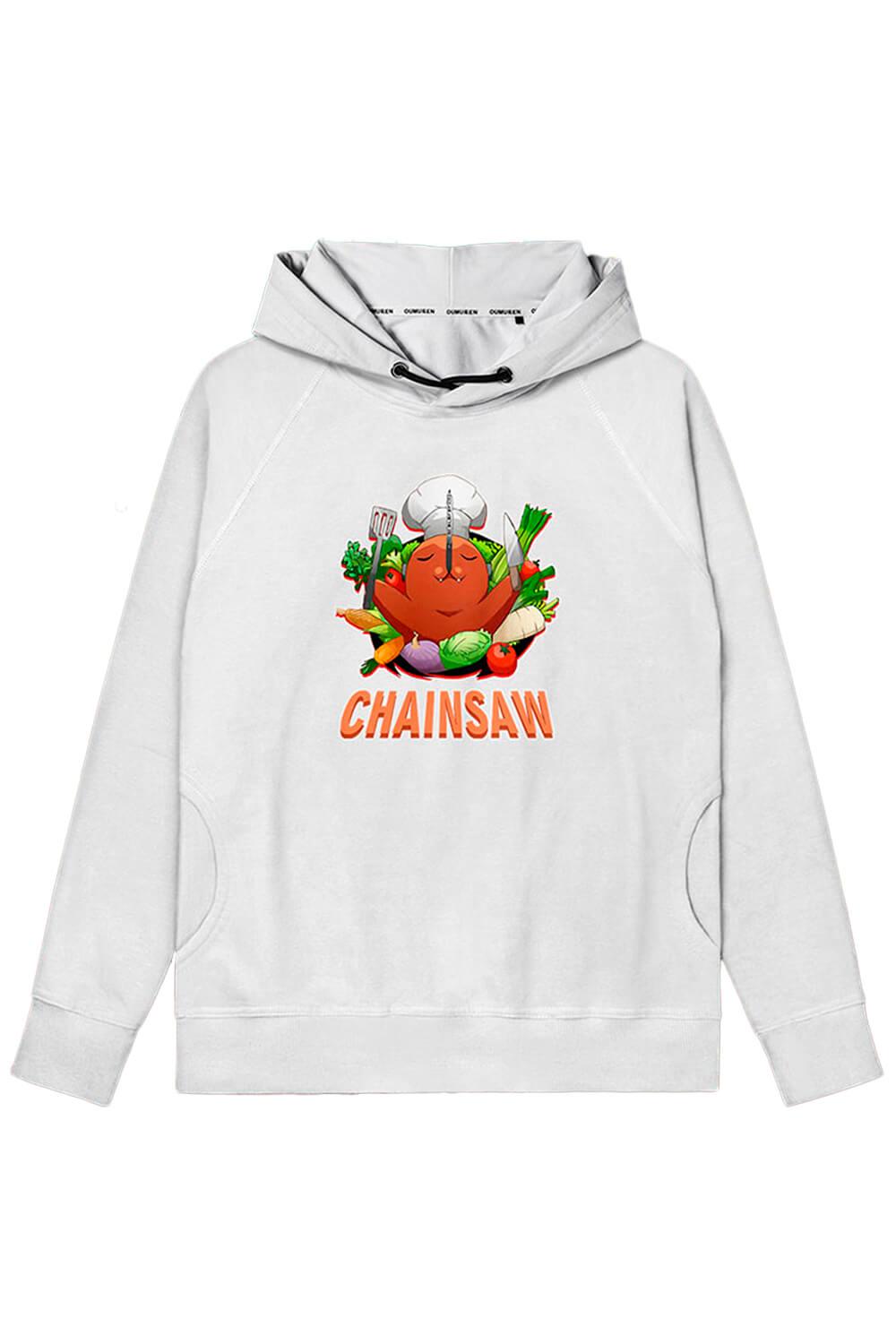 Chainsaw Man Cooking Pochita Hoodie - Aesthetic Clothes Shop Chainsaw Man Cooking Pochita Hoodie - Aesthetic Clothes Shop