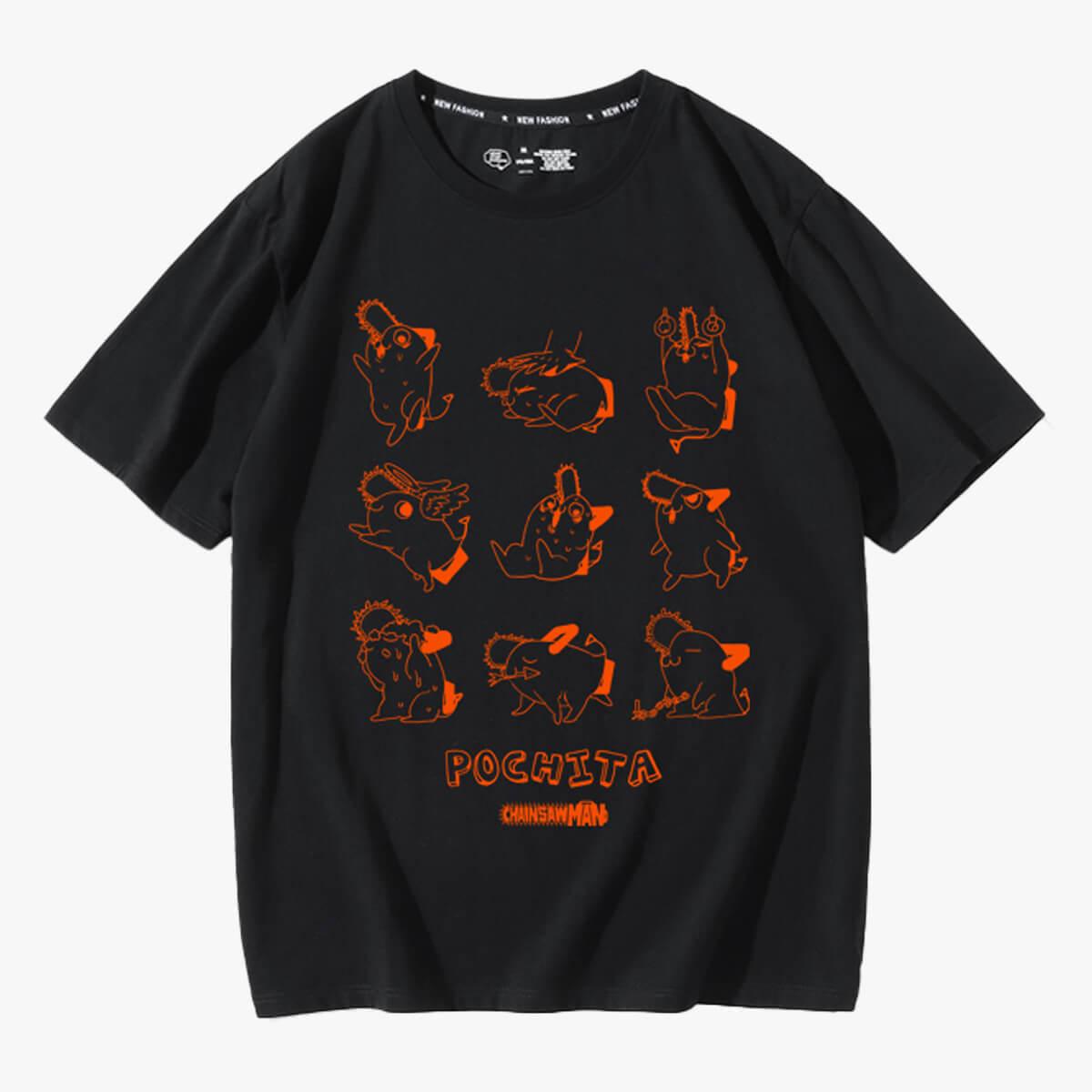 Chainsaw Man Cute Pochita Aesthetic T-Shirt - Aesthetic Clothes Shop Chainsaw Man Cute Pochita Aesthetic T-Shirt - Aesthetic Clothes Shop