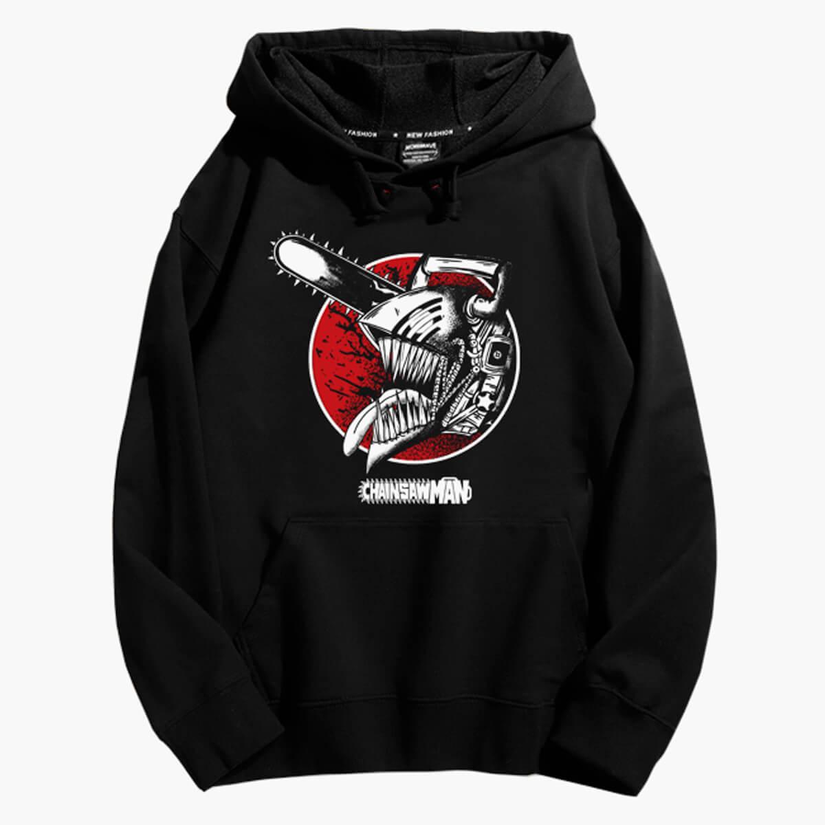 Chainsaw Man Denji Head Devil Form Hoodie - Aesthetic Clothes Shop Chainsaw Man Denji Head Devil Form Hoodie - Aesthetic Clothes Shop