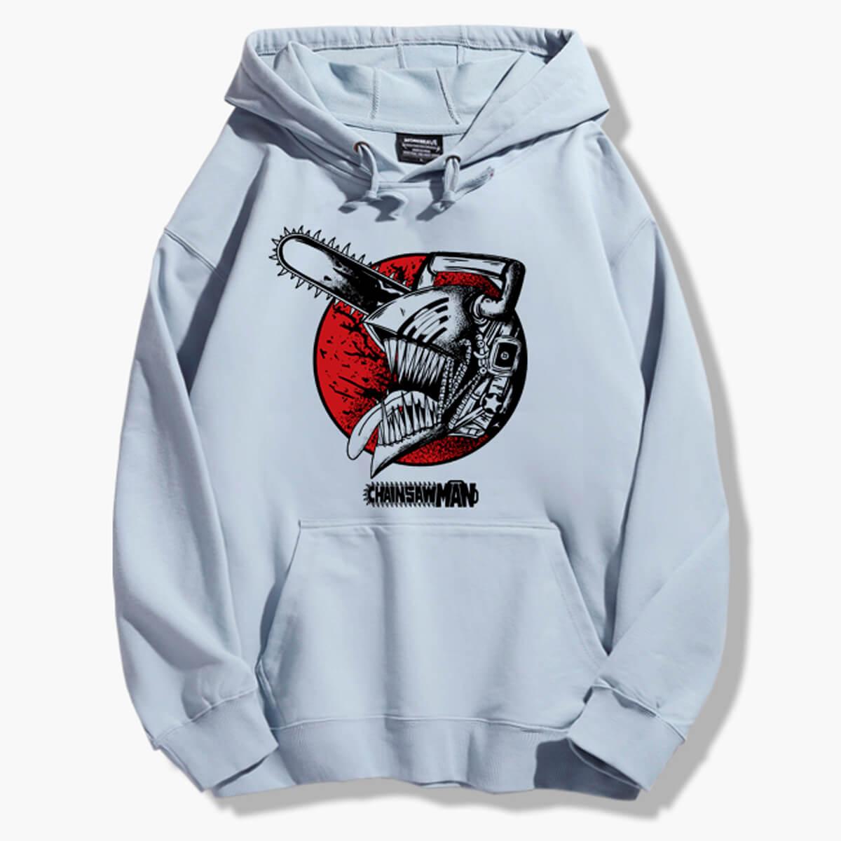 Chainsaw Man Denji Head Devil Form Hoodie - Aesthetic Clothes Shop Chainsaw Man Denji Head Devil Form Hoodie - Aesthetic Clothes Shop