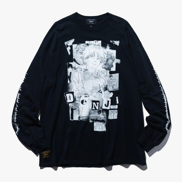 Chainsaw Man Denji Manga Long Sleeve Shirt - Aesthetic Clothes Shop Chainsaw Man Denji Manga Long Sleeve Shirt - Aesthetic Clothes Shop