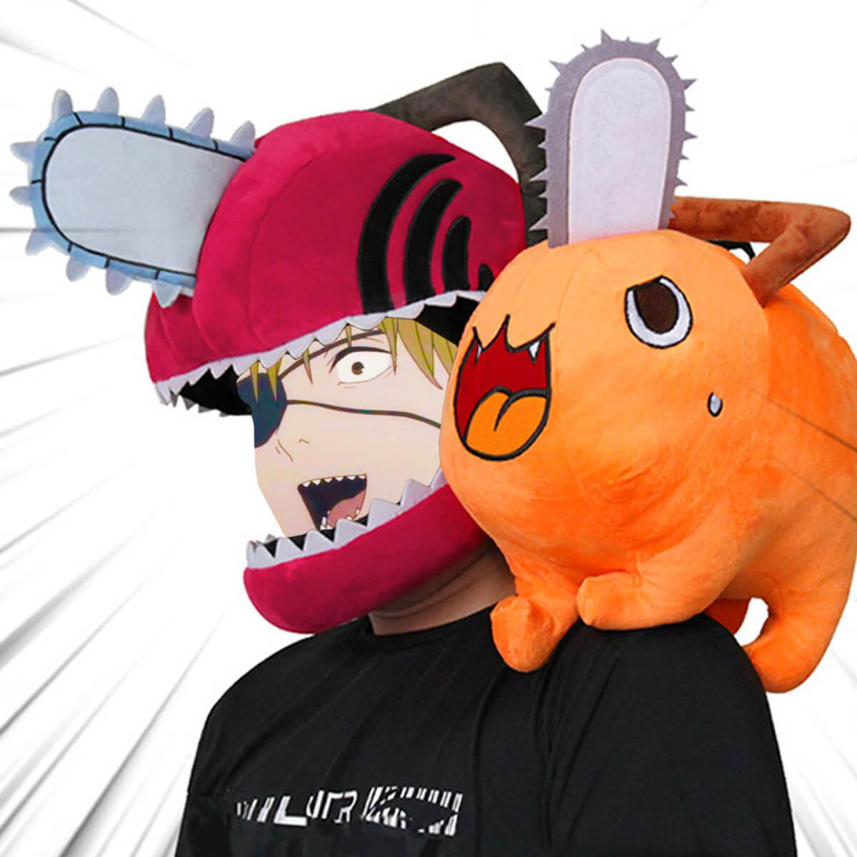 Chainsaw Man Denji Plush Head Mask - Aesthetic Clothes Shop Chainsaw Man Denji Plush Head Mask - Aesthetic Clothes Shop