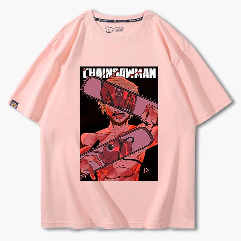 Chainsaw Man Denji Reflection T-Shirt - Aesthetic Clothes Shop Chainsaw Man Denji Reflection T-Shirt - Aesthetic Clothes Shop