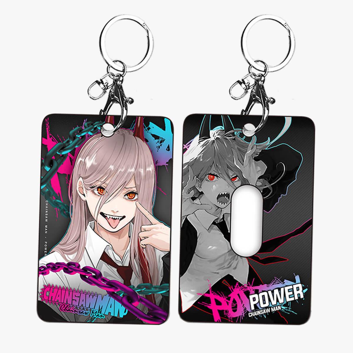 Chainsaw Man Girl Characters Card Holder Keychain - Aesthetic Clothes Shop Chainsaw Man Girl Characters Card Holder Keychain - Aesthetic Clothes Shop