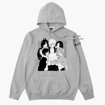 Chainsaw Man Girls Hugging Quanxi Hoodie - Aesthetic Clothes Shop Chainsaw Man Girls Hugging Quanxi Hoodie - Aesthetic Clothes Shop