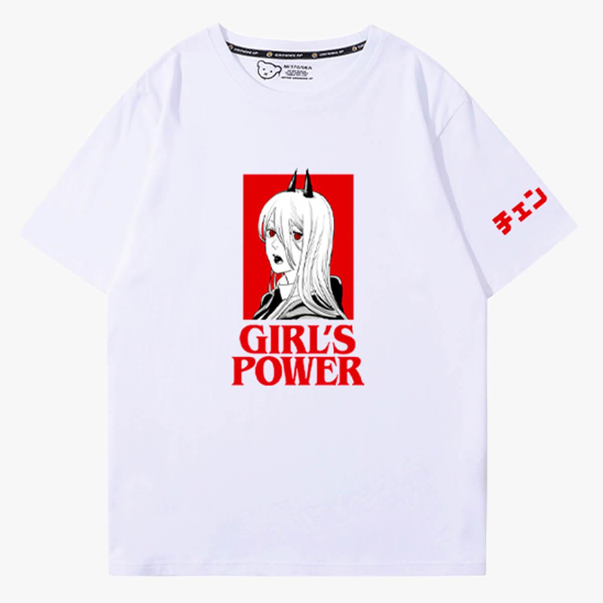 Chainsaw Man Girls Power Animecore T-Shirt - Aesthetic Clothes Shop Chainsaw Man Girls Power Animecore T-Shirt - Aesthetic Clothes Shop