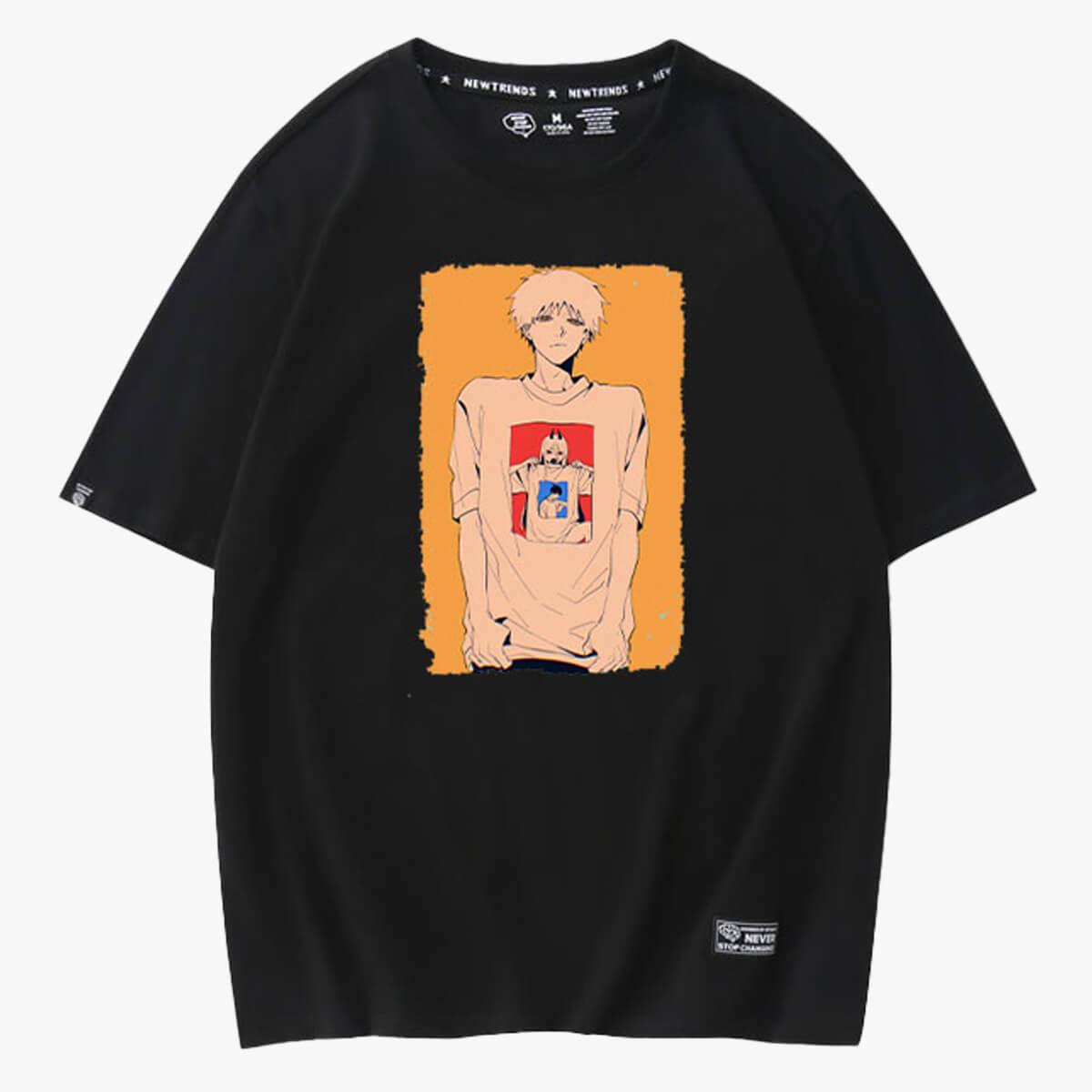 Chainsaw Man Inception Meme T-Shirt Denji and Power Photo - Aesthetic Clothes Shop Chainsaw Man Inception Meme T-Shirt Denji and Power Photo - Aesthetic Clothes Shop