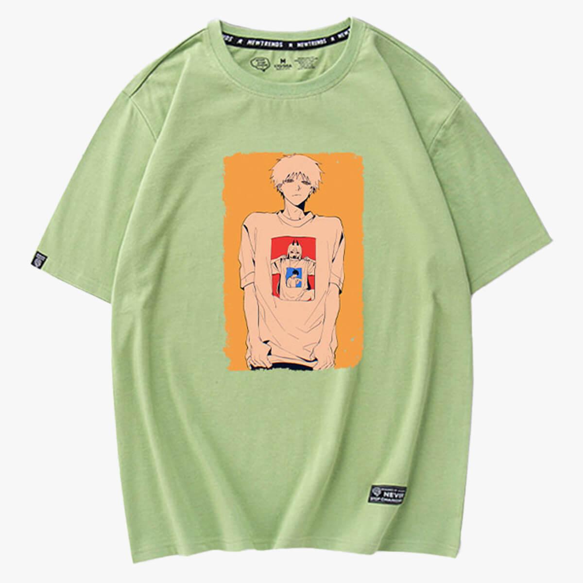 Chainsaw Man Inception Meme T-Shirt Denji and Power Photo - Aesthetic Clothes Shop Chainsaw Man Inception Meme T-Shirt Denji and Power Photo - Aesthetic Clothes Shop