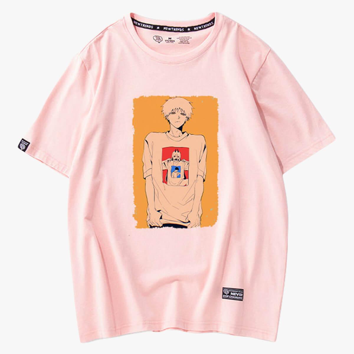 Chainsaw Man Inception Meme T-Shirt Denji and Power Photo - Aesthetic Clothes Shop Chainsaw Man Inception Meme T-Shirt Denji and Power Photo - Aesthetic Clothes Shop