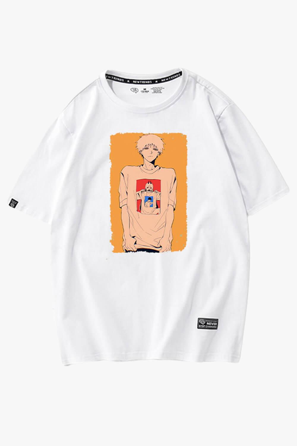 Chainsaw Man Inception Meme T-Shirt Denji and Power Photo - Aesthetic Clothes Shop Chainsaw Man Inception Meme T-Shirt Denji and Power Photo - Aesthetic Clothes Shop