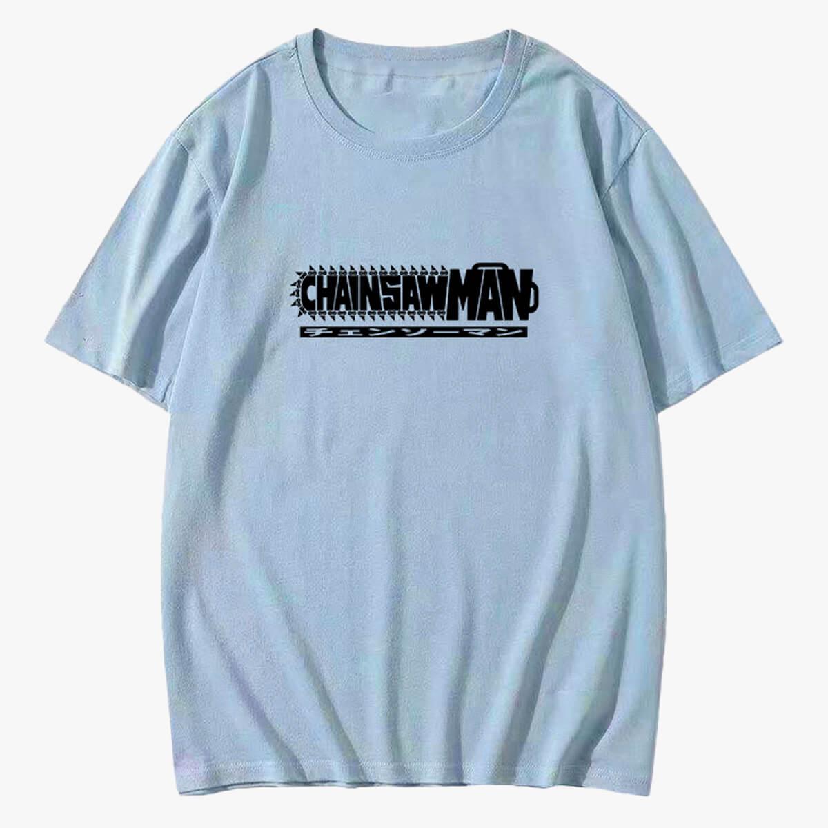 Chainsaw Man Logo Anime Aesthetic T-Shirt - Aesthetic Clothes Shop Chainsaw Man Logo Anime Aesthetic T-Shirt - Aesthetic Clothes Shop