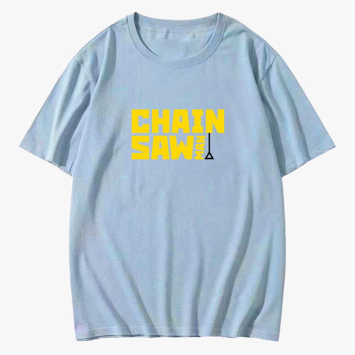 Chainsaw Man Logo Anime Aesthetic T-Shirt - Aesthetic Clothes Shop Chainsaw Man Logo Anime Aesthetic T-Shirt - Aesthetic Clothes Shop