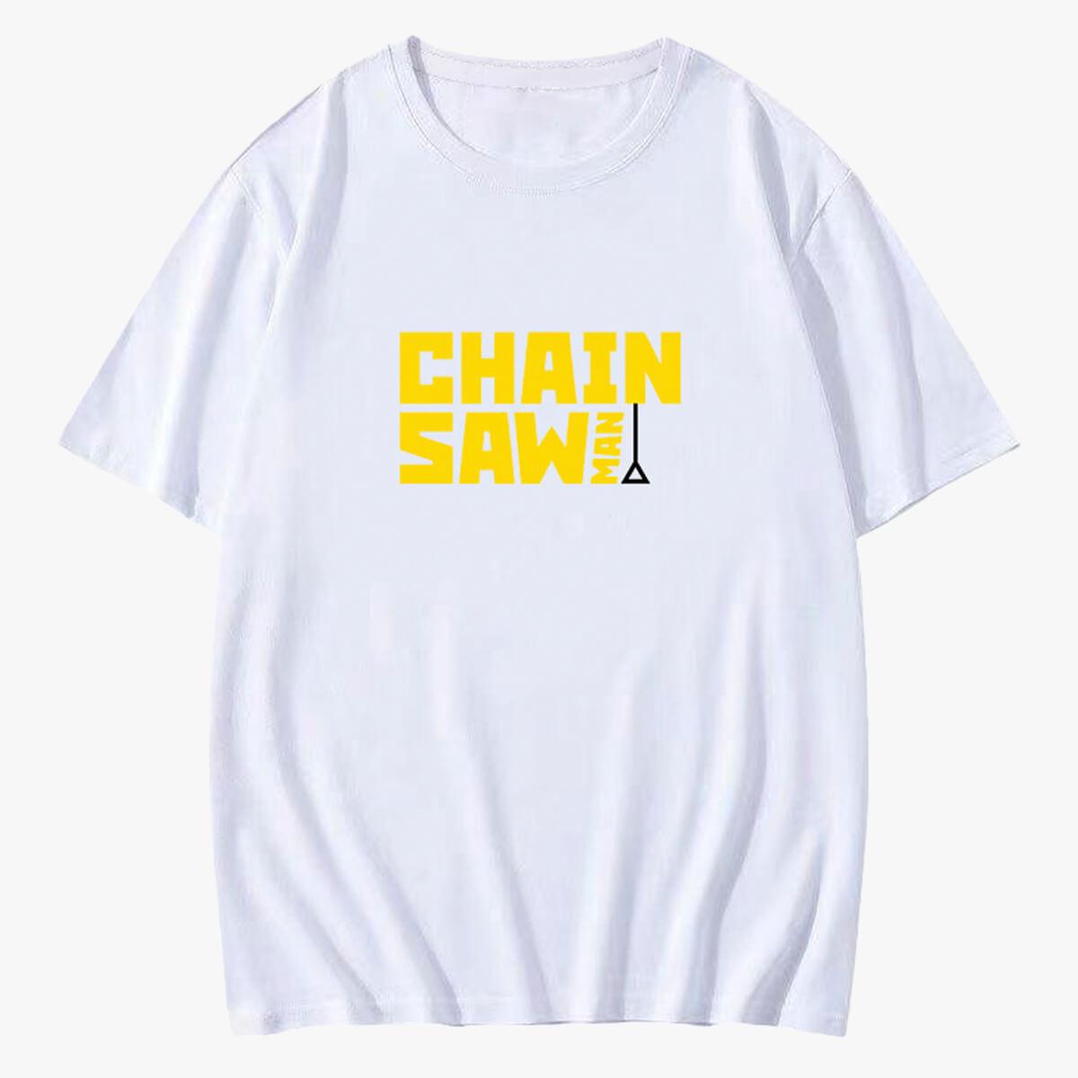 Chainsaw Man Logo Anime Aesthetic T-Shirt - Aesthetic Clothes Shop Chainsaw Man Logo Anime Aesthetic T-Shirt - Aesthetic Clothes Shop
