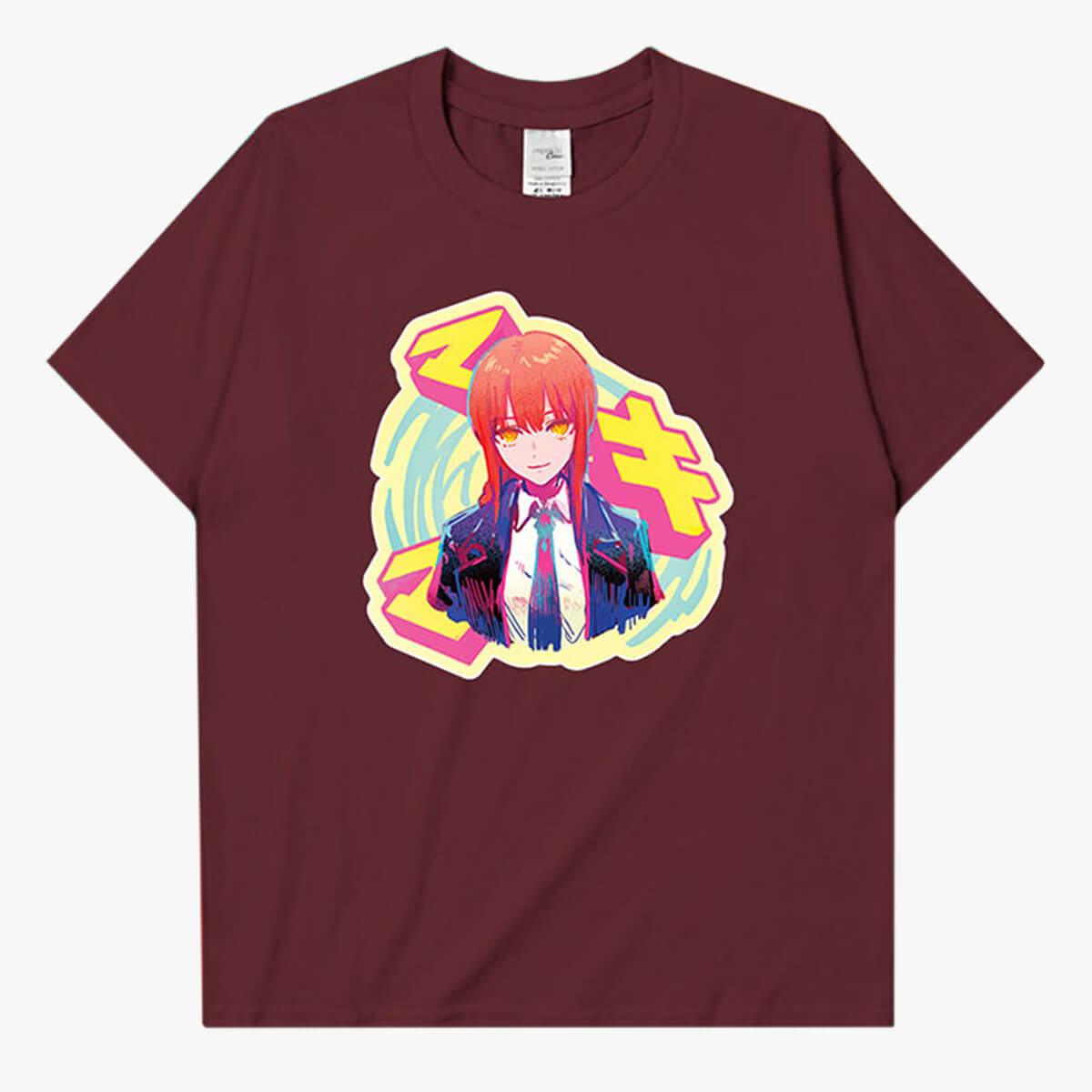 Chainsaw Man Makima Cute Art T-Shirt - Aesthetic Clothes Shop Chainsaw Man Makima Cute Art T-Shirt - Aesthetic Clothes Shop