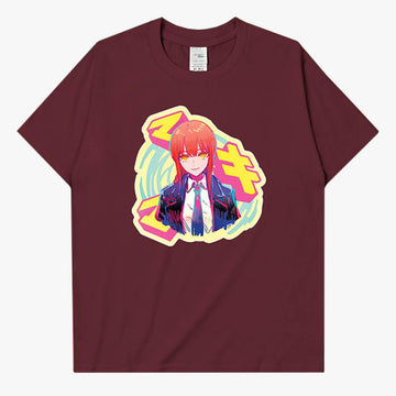 Chainsaw Man Makima Cute Art T-Shirt - Aesthetic Clothes Shop Chainsaw Man Makima Cute Art T-Shirt - Aesthetic Clothes Shop