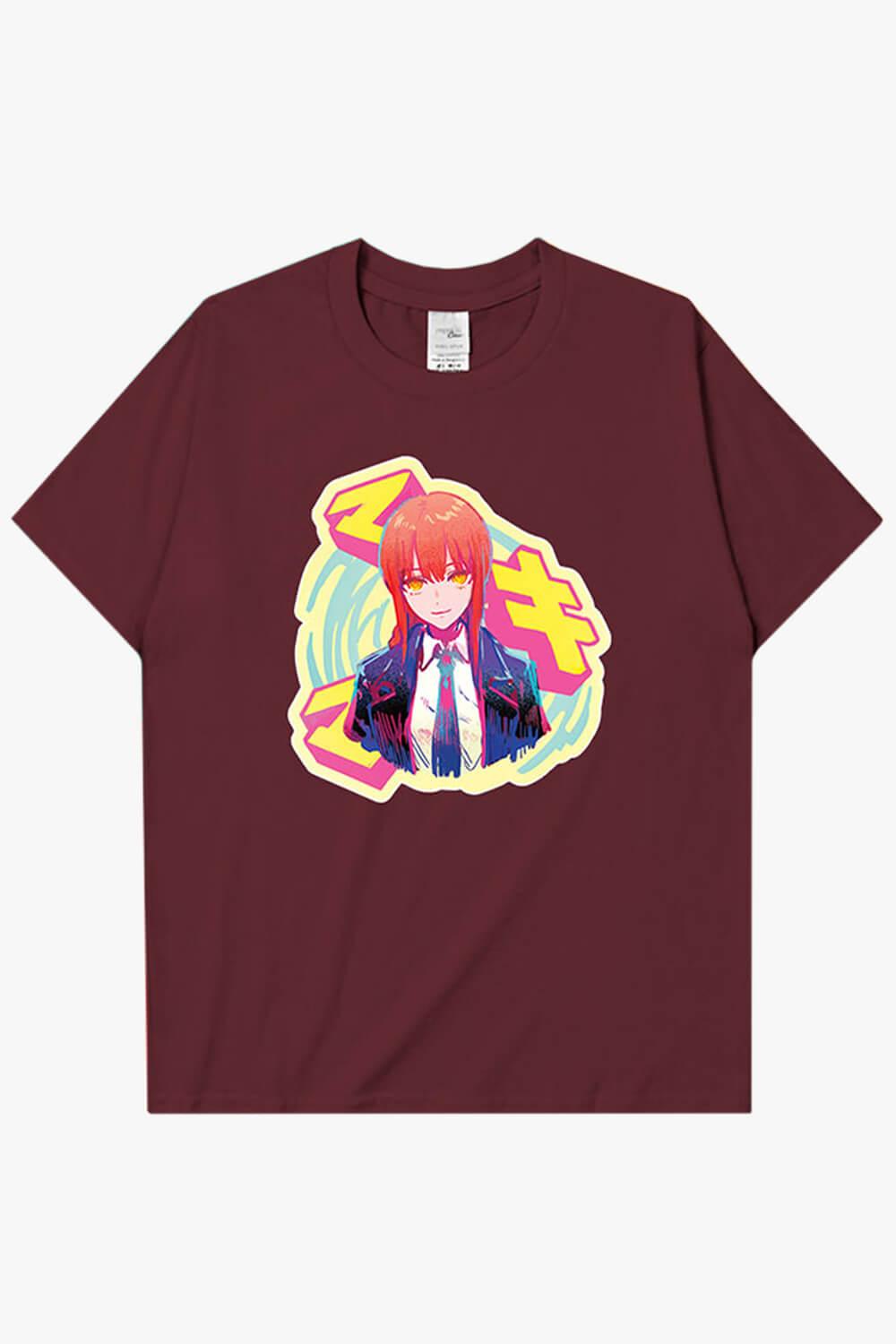 Chainsaw Man Makima Cute Art T-Shirt - Aesthetic Clothes Shop Chainsaw Man Makima Cute Art T-Shirt - Aesthetic Clothes Shop