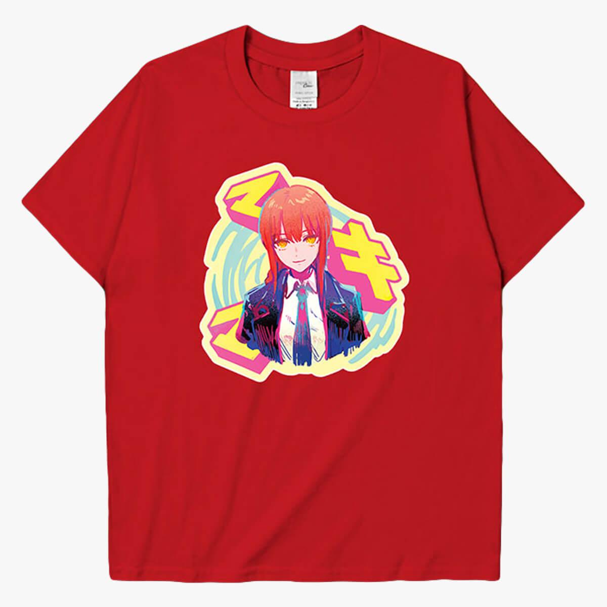 Chainsaw Man Makima Cute Art T-Shirt - Aesthetic Clothes Shop Chainsaw Man Makima Cute Art T-Shirt - Aesthetic Clothes Shop
