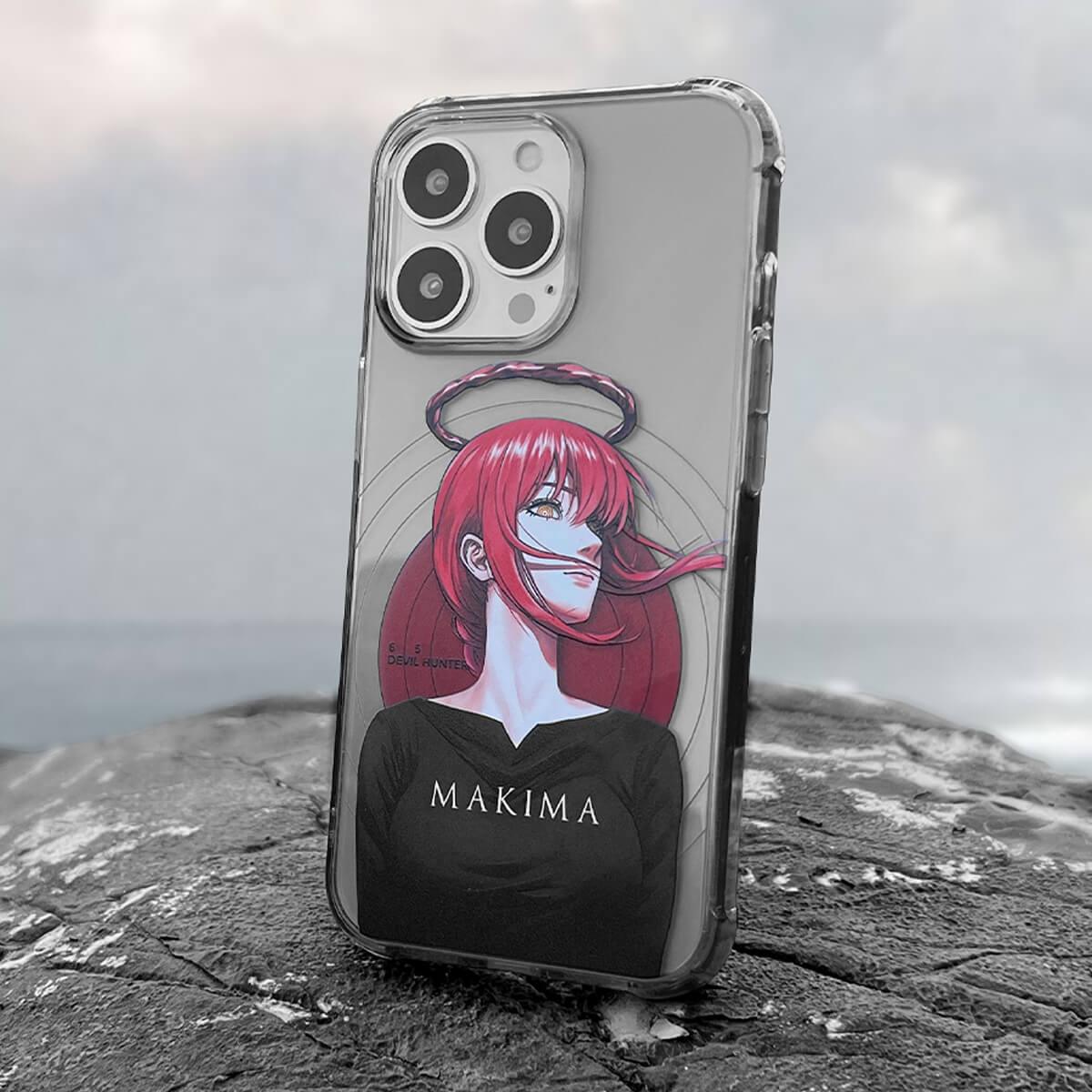 Chainsaw Man Makima Devil Hunter iPhone Case - Aesthetic Clothes Shop Chainsaw Man Makima Devil Hunter iPhone Case - Aesthetic Clothes Shop