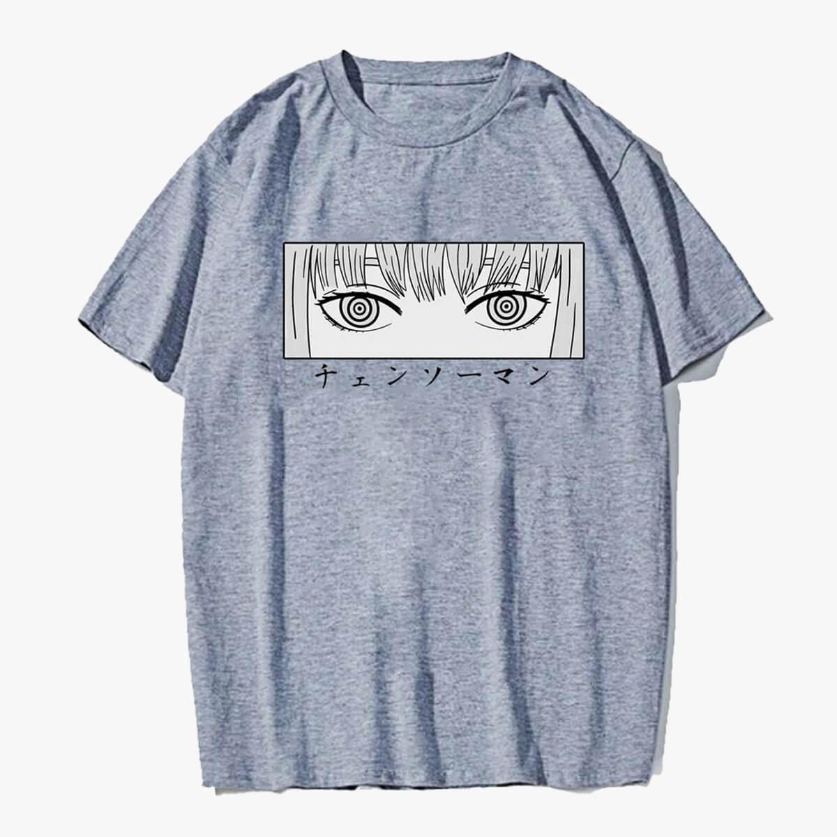 Chainsaw Man Makima Eyes Manga T-Shirt - Aesthetic Clothes Shop Chainsaw Man Makima Eyes Manga T-Shirt - Aesthetic Clothes Shop