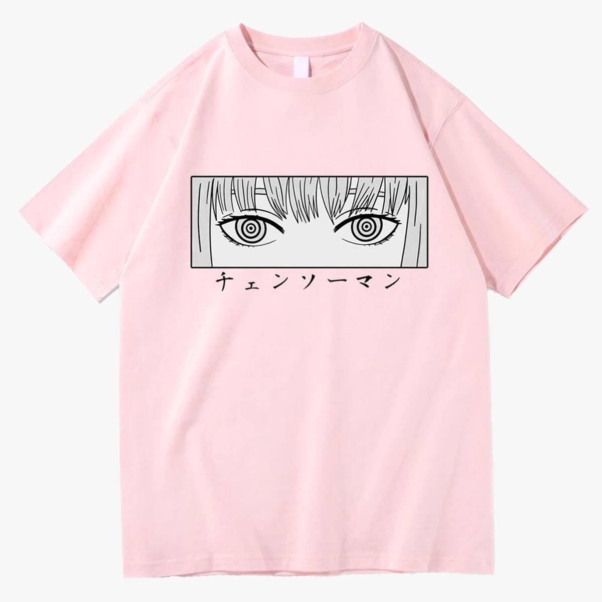Chainsaw Man Makima Eyes Manga T-Shirt - Aesthetic Clothes Shop Chainsaw Man Makima Eyes Manga T-Shirt - Aesthetic Clothes Shop