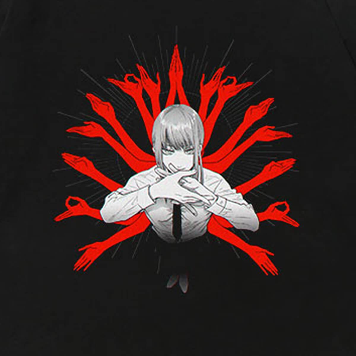 Chainsaw Man Makima Goddess T-Shirt - Aesthetic Clothes Shop Chainsaw Man Makima Goddess T-Shirt - Aesthetic Clothes Shop