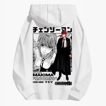 Chainsaw Man Makima Manga Hoodie - Aesthetic Clothes Shop Chainsaw Man Makima Manga Hoodie - Aesthetic Clothes Shop