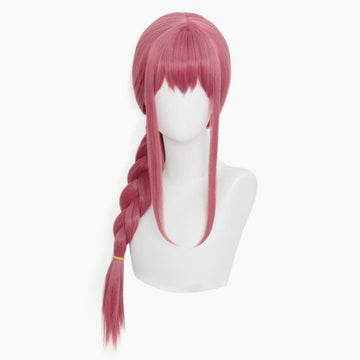 Chainsaw Man Makima Pink Braid Wig - Aesthetic Clothes Shop Chainsaw Man Makima Pink Braid Wig - Aesthetic Clothes Shop