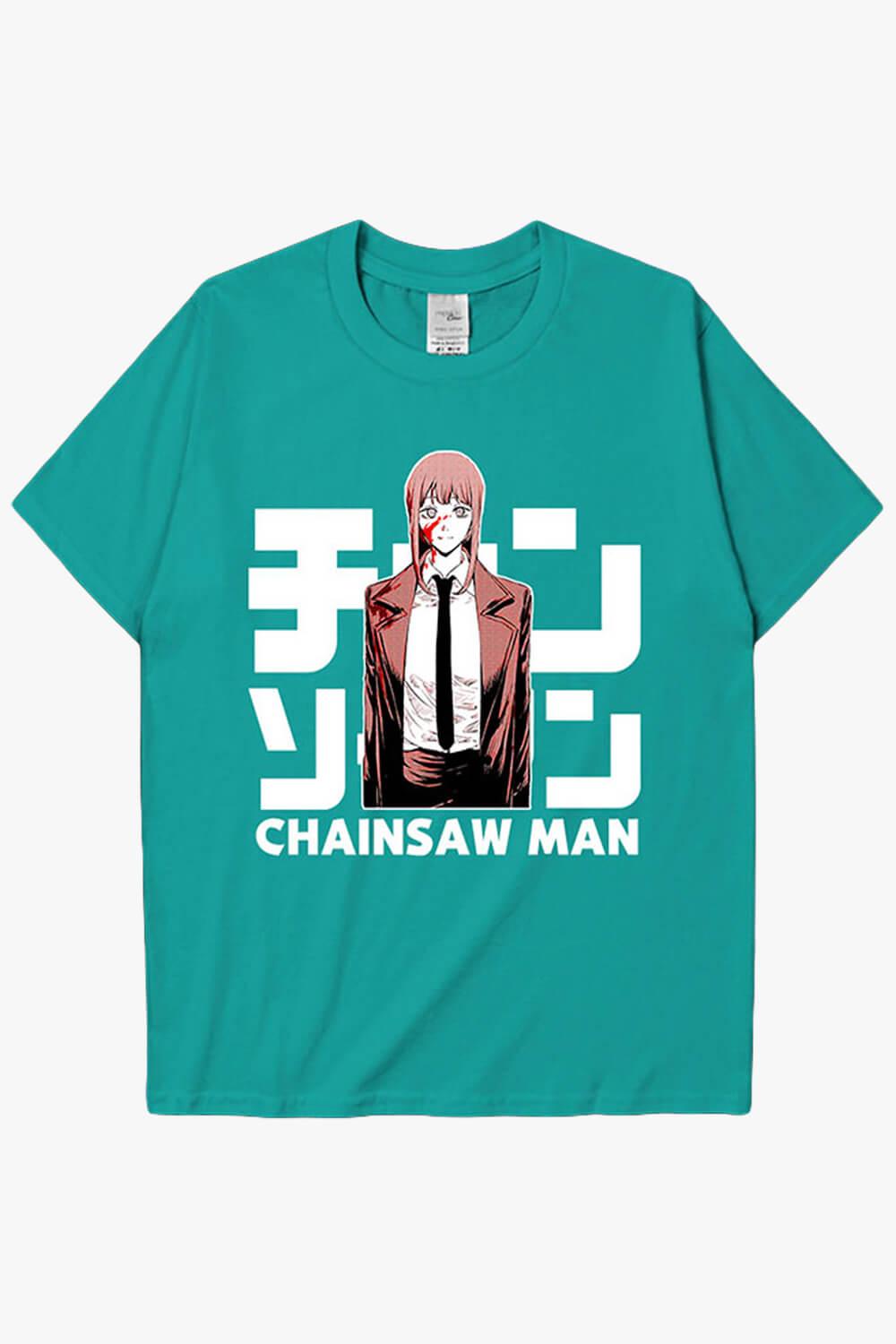 Chainsaw Man Makima T-Shirt Gurokawa - Aesthetic Clothes Shop Chainsaw Man Makima T-Shirt Gurokawa - Aesthetic Clothes Shop