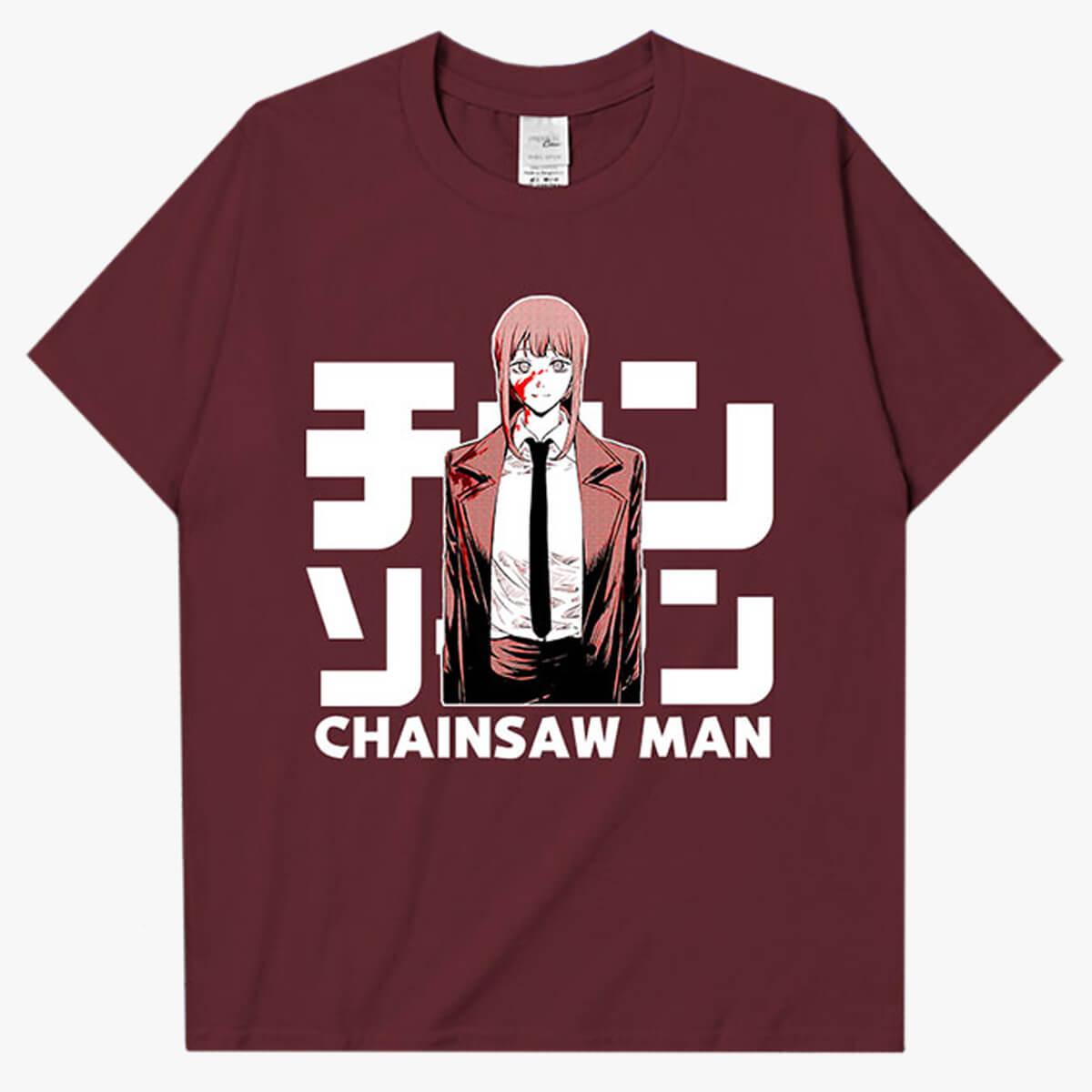 Chainsaw Man Makima T-Shirt Gurokawa - Aesthetic Clothes Shop Chainsaw Man Makima T-Shirt Gurokawa - Aesthetic Clothes Shop
