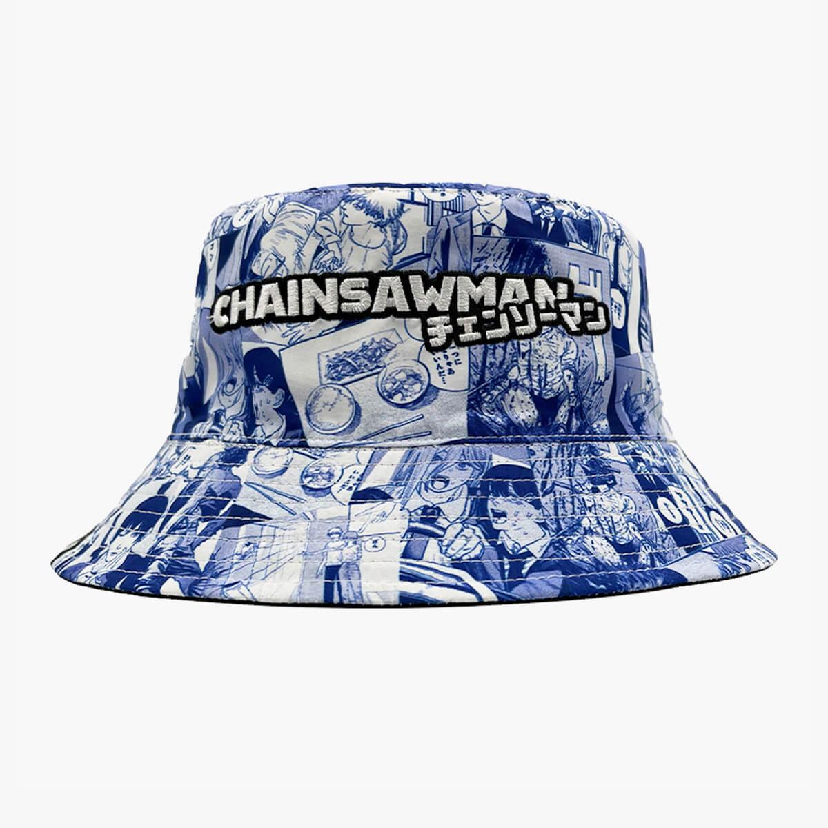 Chainsaw Man Manga Bucket Hat Double Sided - Aesthetic Clothes Shop Chainsaw Man Manga Bucket Hat Double Sided - Aesthetic Clothes Shop