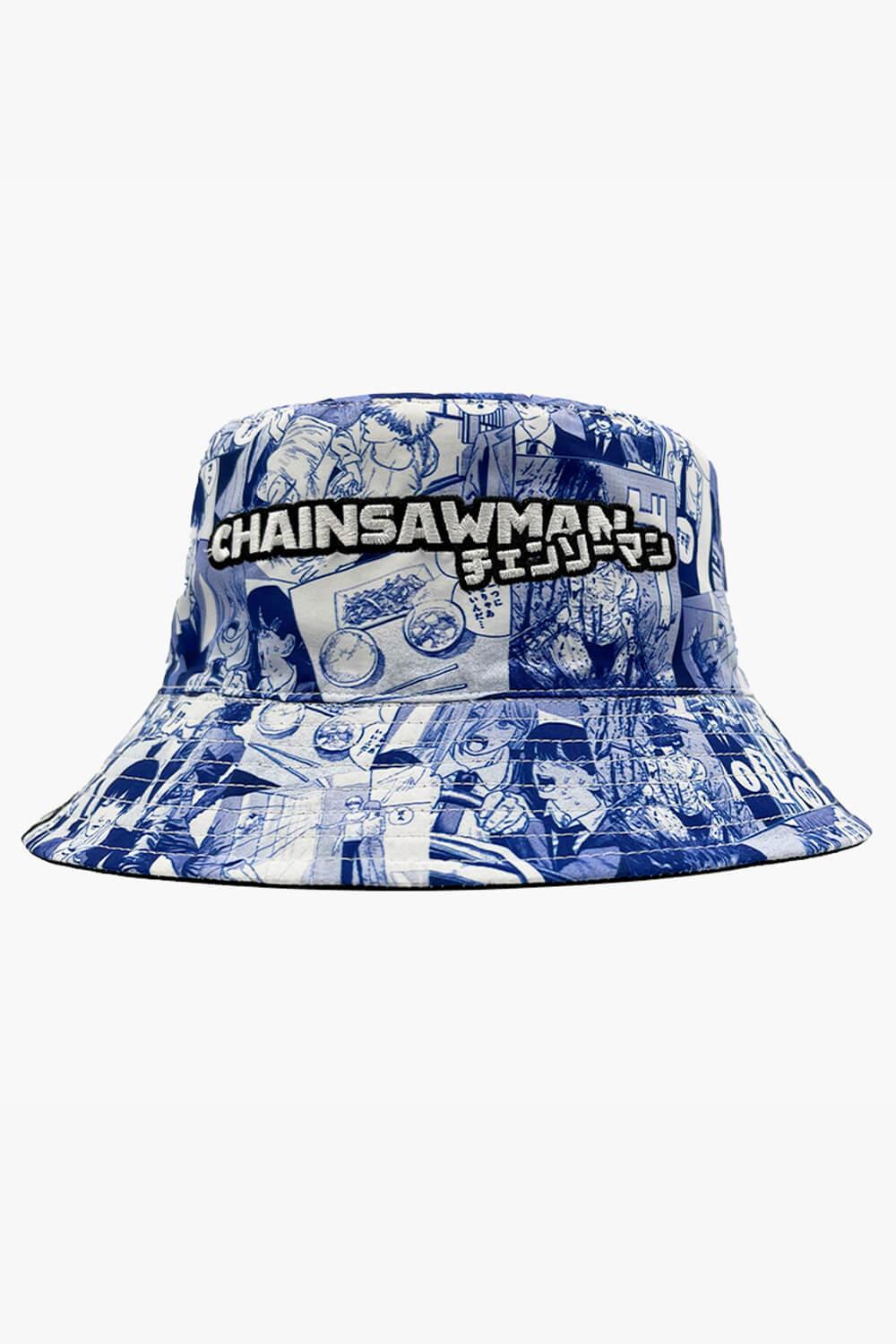 Chainsaw Man Manga Bucket Hat Double Sided - Aesthetic Clothes Shop Chainsaw Man Manga Bucket Hat Double Sided - Aesthetic Clothes Shop