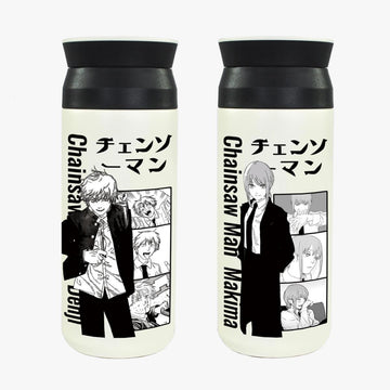 Chainsaw Man Manga Thermos Water Bottle - Aesthetic Clothes Shop Chainsaw Man Manga Thermos Water Bottle - Aesthetic Clothes Shop