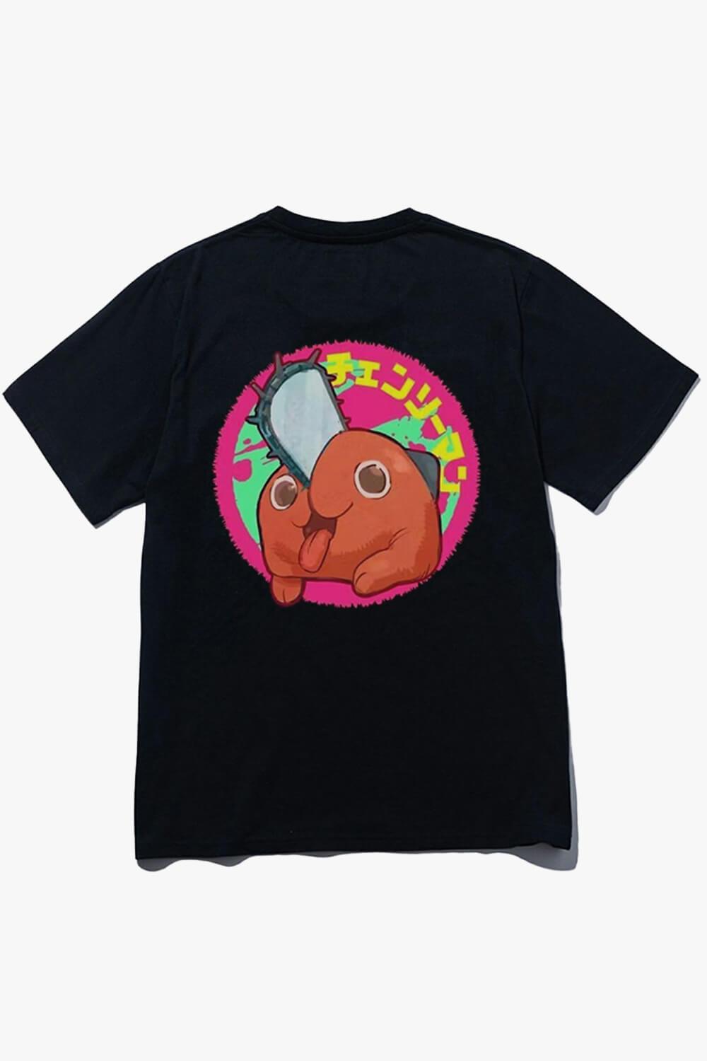 Chainsaw Man Pochita Anime T-Shirt - Aesthetic Clothes Shop Chainsaw Man Pochita Anime T-Shirt - Aesthetic Clothes Shop