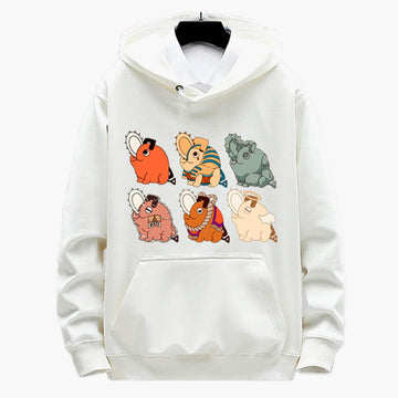 Chainsaw Man Pochita Costumes Cute Hoodie - Aesthetic Clothes Shop Chainsaw Man Pochita Costumes Cute Hoodie - Aesthetic Clothes Shop