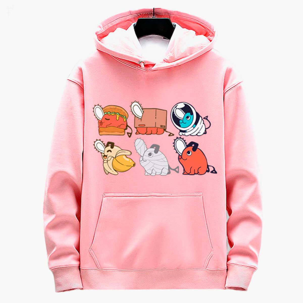 Chainsaw Man Pochita Costumes Cute Hoodie - Aesthetic Clothes Shop Chainsaw Man Pochita Costumes Cute Hoodie - Aesthetic Clothes Shop