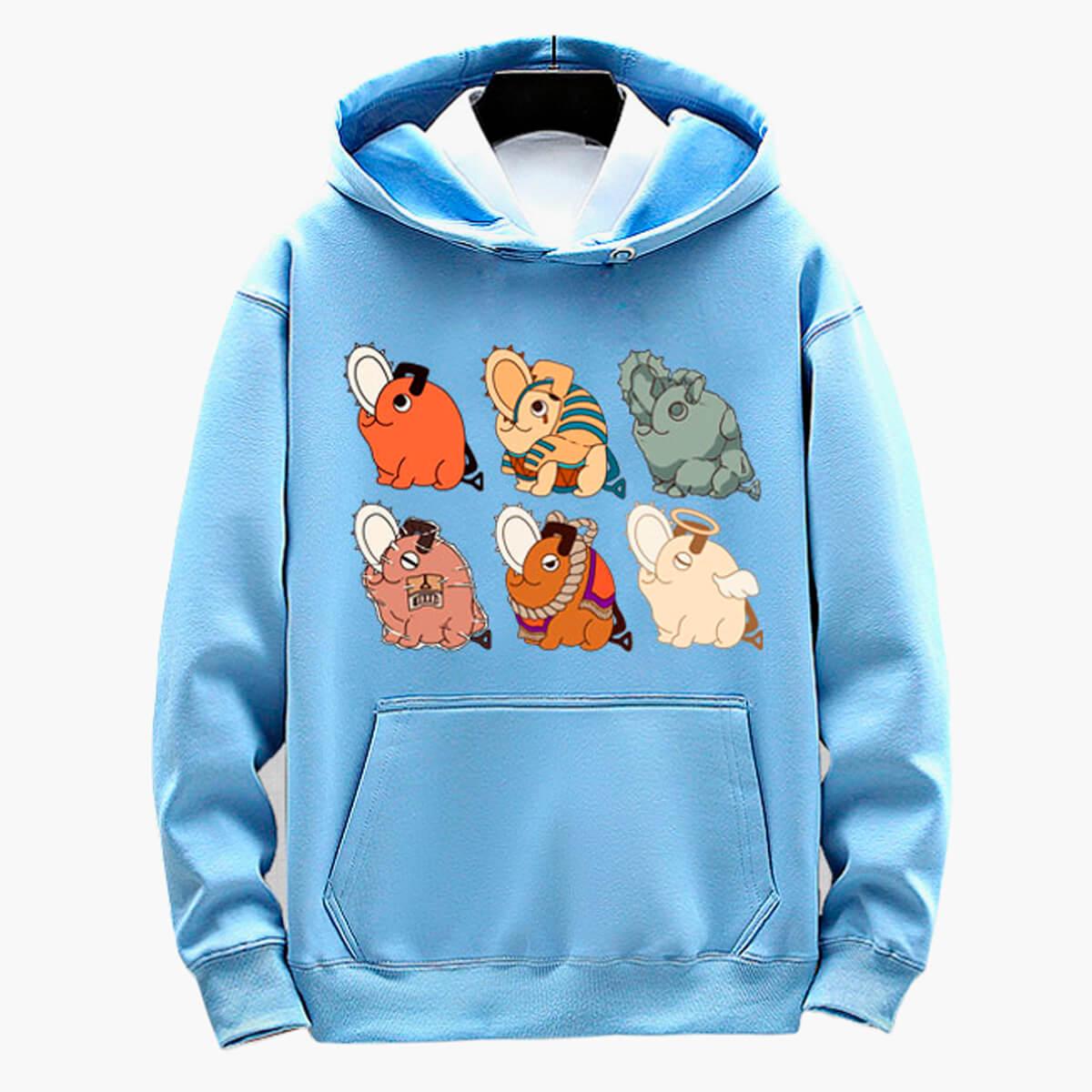 Chainsaw Man Pochita Costumes Cute Hoodie - Aesthetic Clothes Shop Chainsaw Man Pochita Costumes Cute Hoodie - Aesthetic Clothes Shop