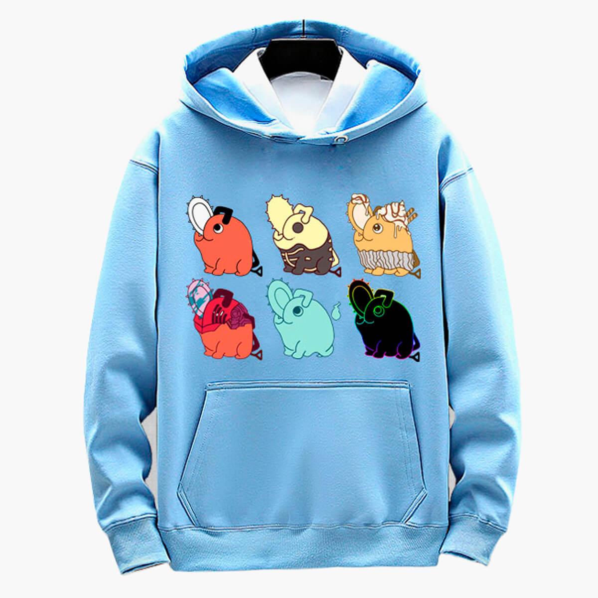 Chainsaw Man Pochita Costumes Cute Hoodie - Aesthetic Clothes Shop Chainsaw Man Pochita Costumes Cute Hoodie - Aesthetic Clothes Shop