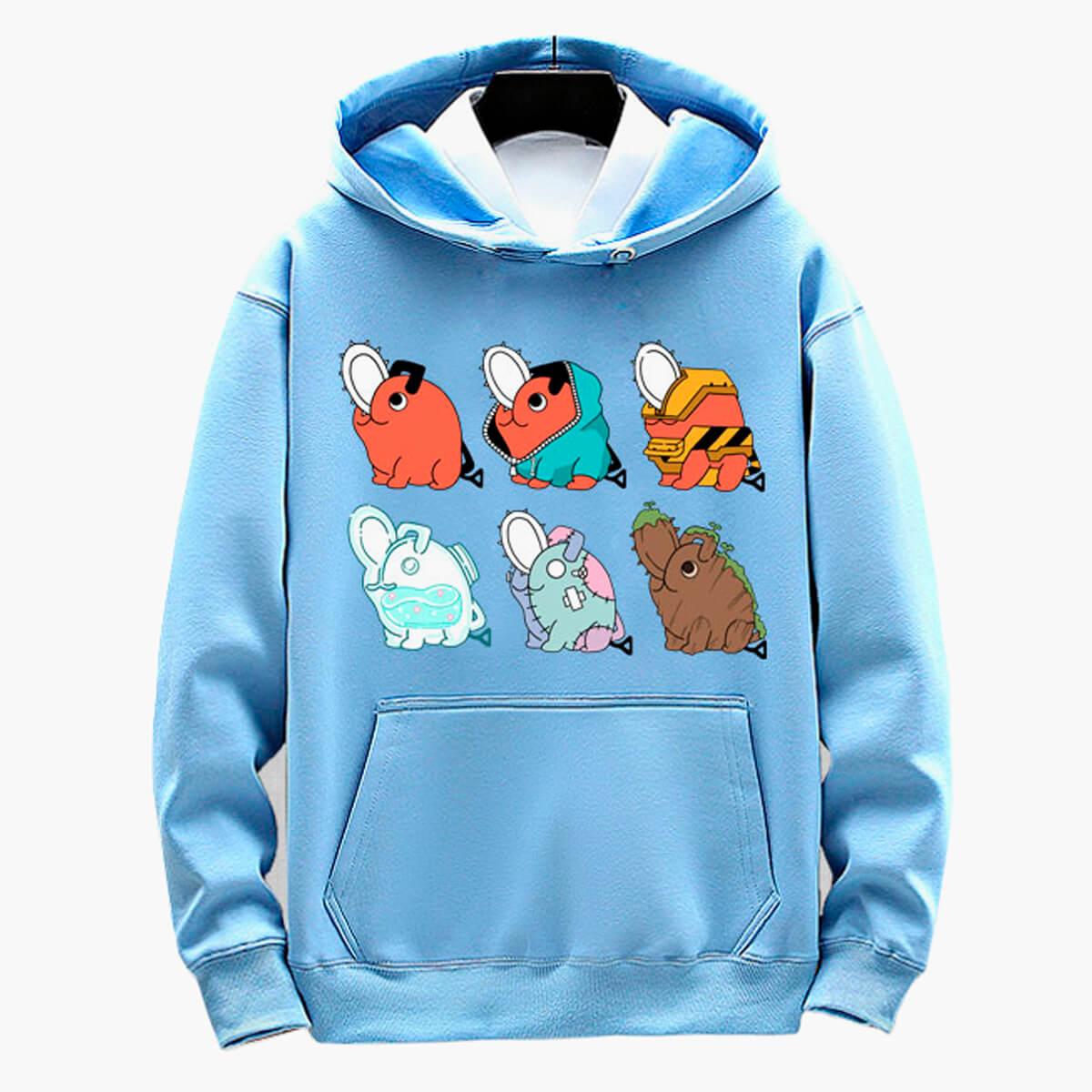 Chainsaw Man Pochita Costumes Cute Hoodie - Aesthetic Clothes Shop Chainsaw Man Pochita Costumes Cute Hoodie - Aesthetic Clothes Shop