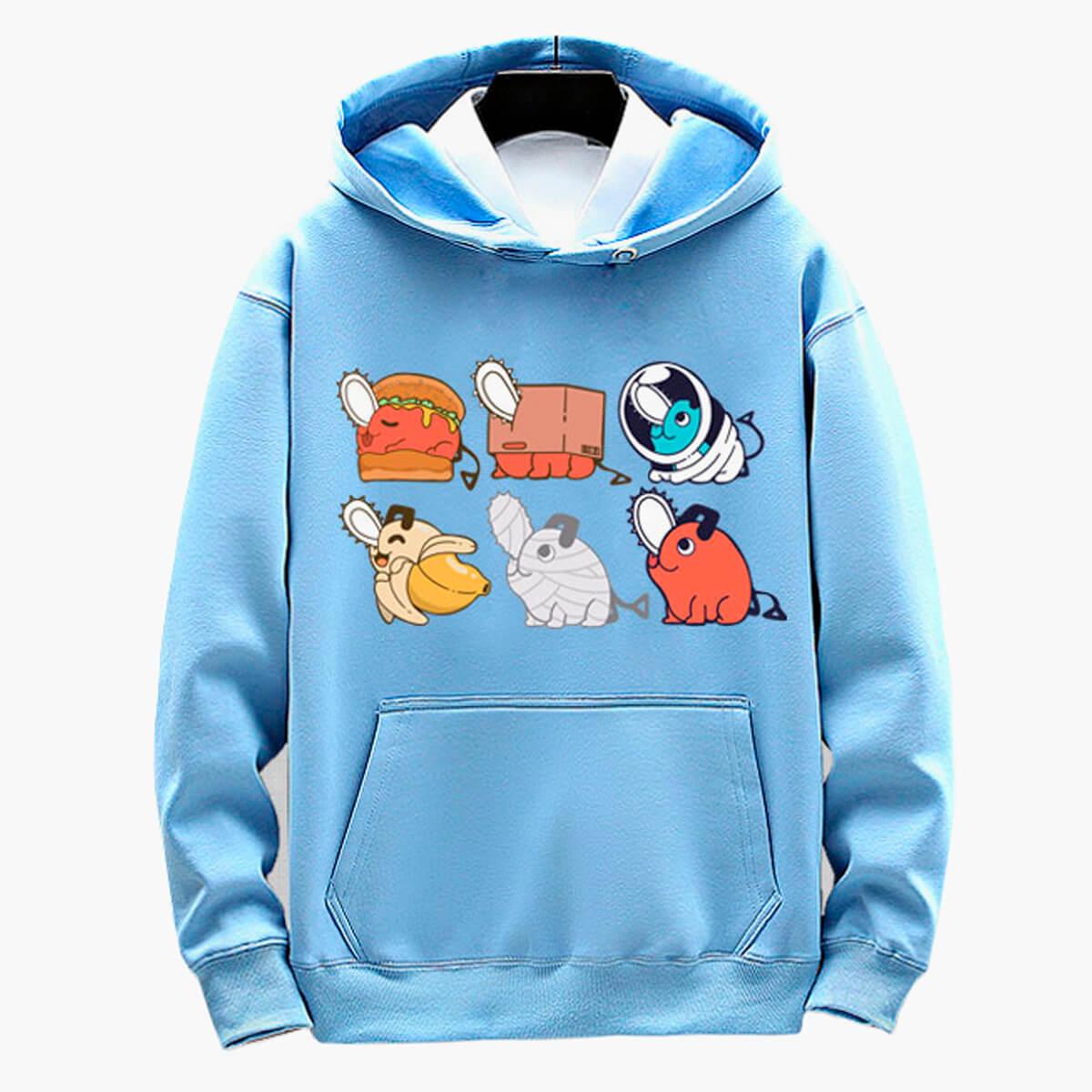 Chainsaw Man Pochita Costumes Cute Hoodie - Aesthetic Clothes Shop Chainsaw Man Pochita Costumes Cute Hoodie - Aesthetic Clothes Shop