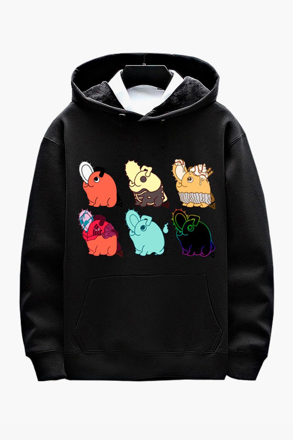 Chainsaw Man Pochita Costumes Cute Hoodie - Aesthetic Clothes Shop Chainsaw Man Pochita Costumes Cute Hoodie - Aesthetic Clothes Shop