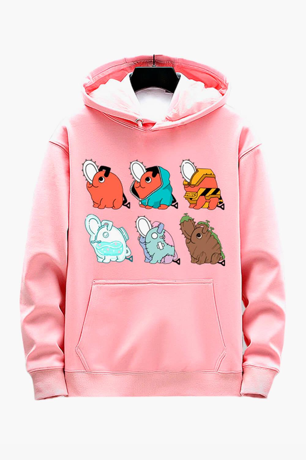 Chainsaw Man Pochita Costumes Cute Hoodie - Aesthetic Clothes Shop Chainsaw Man Pochita Costumes Cute Hoodie - Aesthetic Clothes Shop