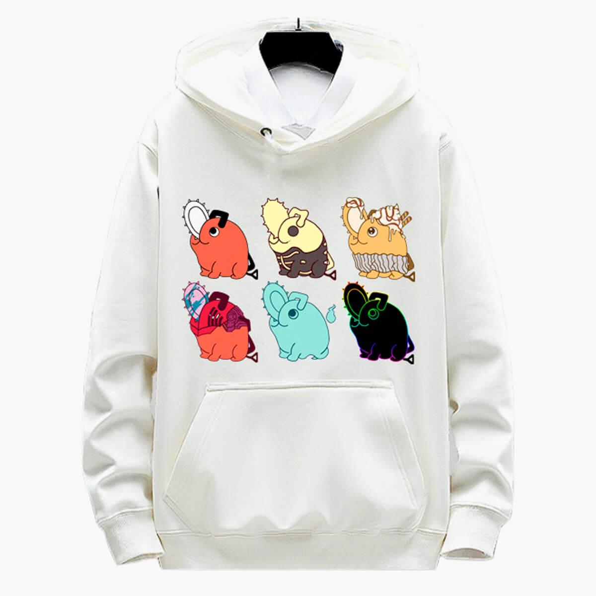 Chainsaw Man Pochita Costumes Cute Hoodie - Aesthetic Clothes Shop Chainsaw Man Pochita Costumes Cute Hoodie - Aesthetic Clothes Shop