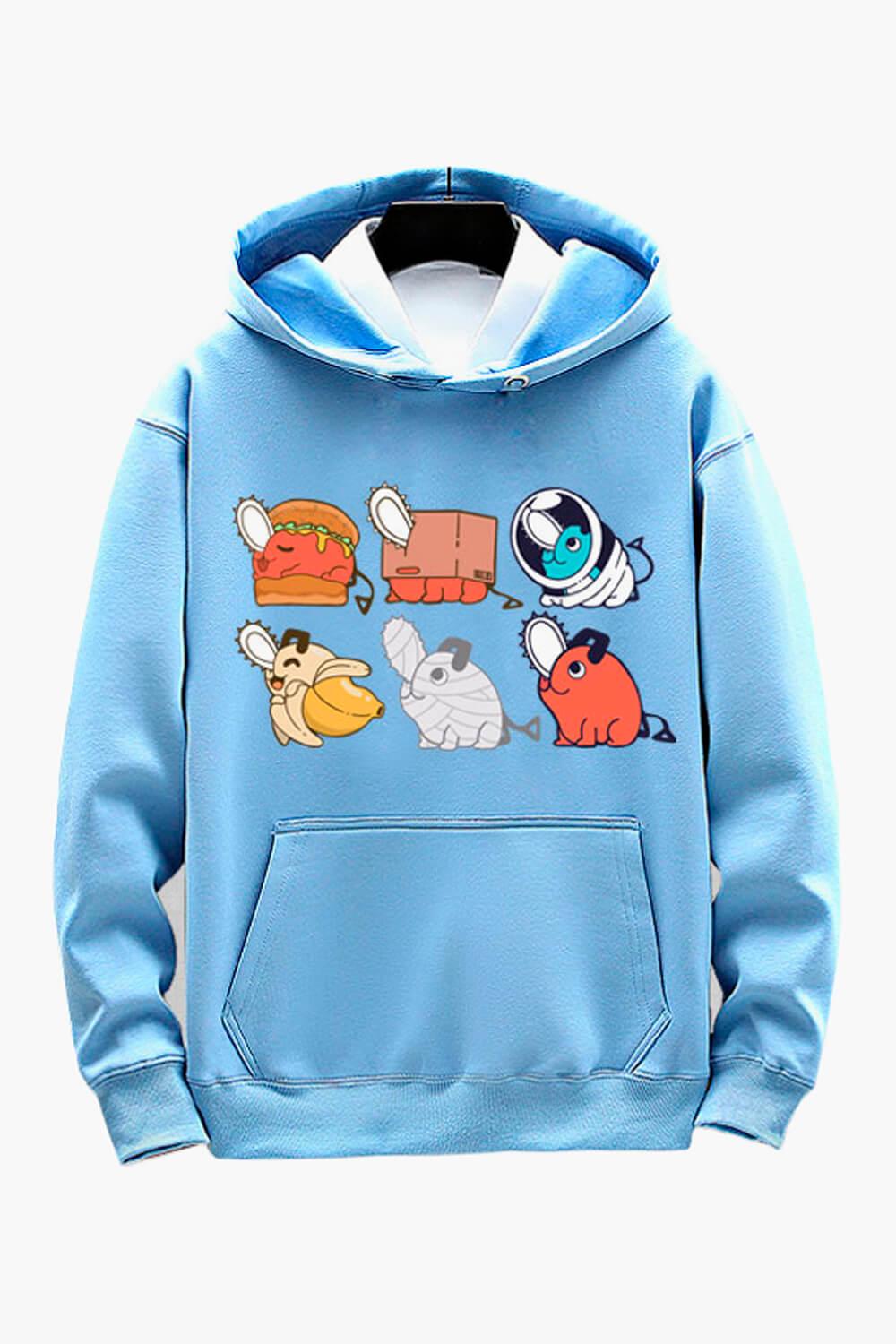 Chainsaw Man Pochita Costumes Cute Hoodie - Aesthetic Clothes Shop Chainsaw Man Pochita Costumes Cute Hoodie - Aesthetic Clothes Shop