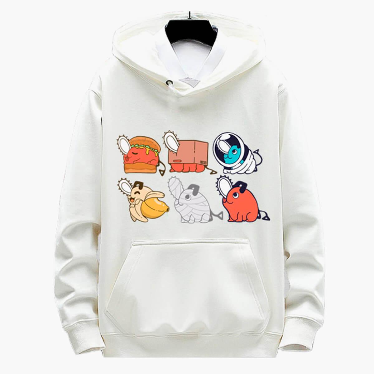 Chainsaw Man Pochita Costumes Cute Hoodie - Aesthetic Clothes Shop Chainsaw Man Pochita Costumes Cute Hoodie - Aesthetic Clothes Shop