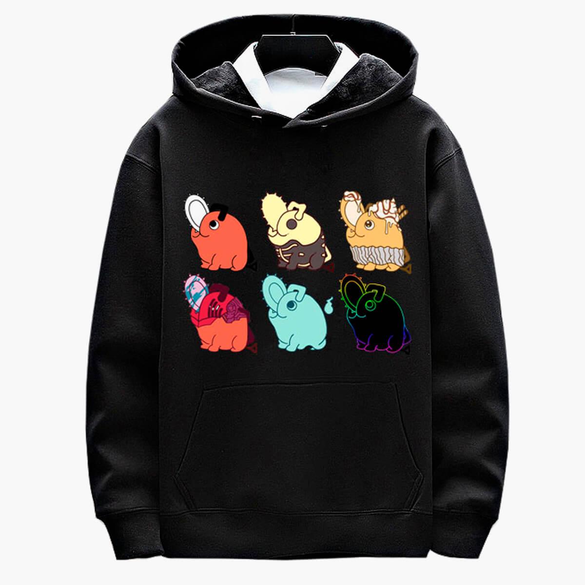 Chainsaw Man Pochita Costumes Cute Hoodie - Aesthetic Clothes Shop Chainsaw Man Pochita Costumes Cute Hoodie - Aesthetic Clothes Shop