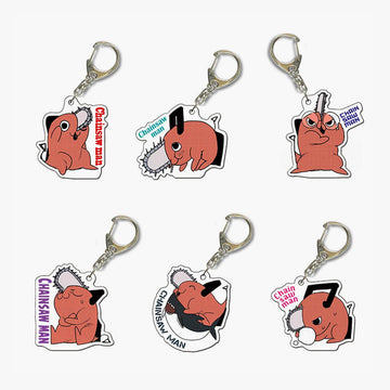 Chainsaw Man Pochita Pendant Keychain - Aesthetic Clothes Shop Chainsaw Man Pochita Pendant Keychain - Aesthetic Clothes Shop